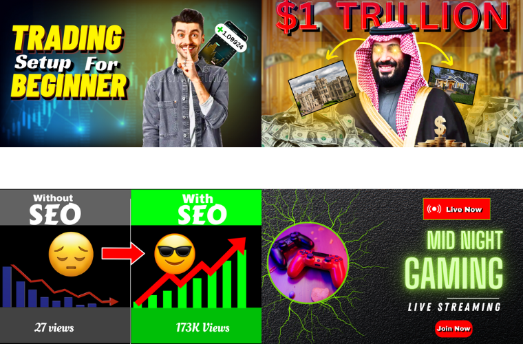 Youtube Thumbnails Design for Digital agency SoluteHut.